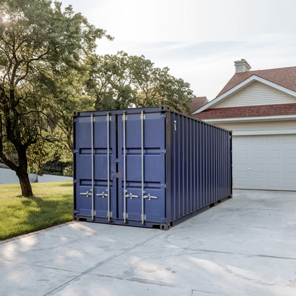 our residential storage containers come in various sizes to accommodate your storage needs